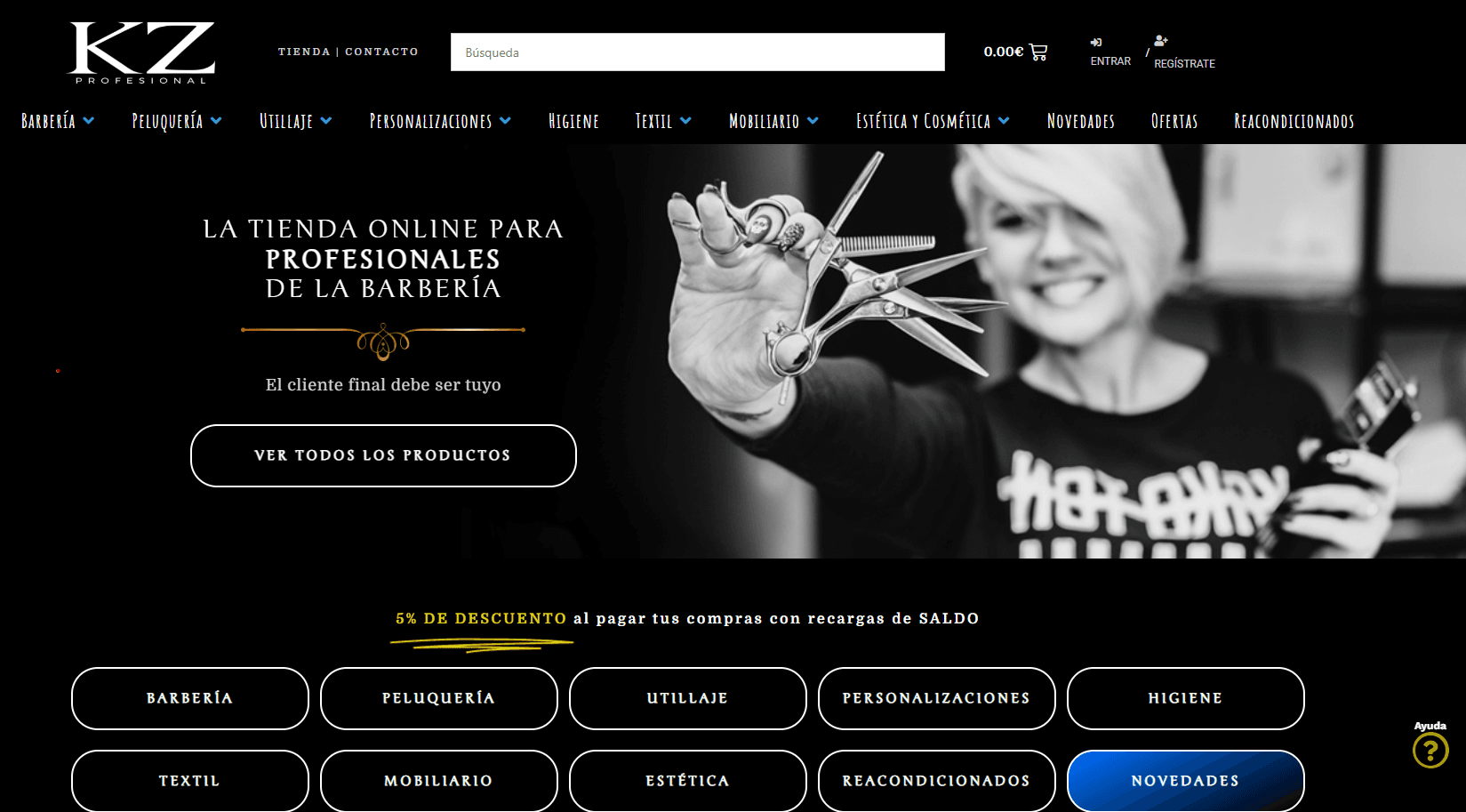 Proyecto E-commerce: KZ Profesional